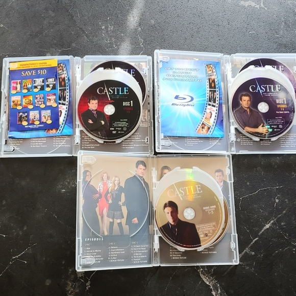 Excellent Used Condition CASTLE TV Series 5 SEASON DVD Collector's 25 disc set - Picture 5 of 10